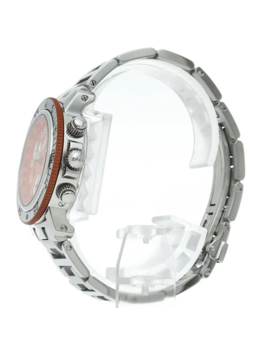 Hermes Clipper Diver Chronograph Repair Book SS Watch Polished